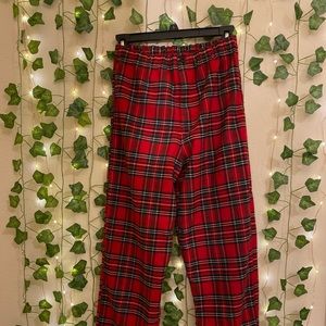 brandy melville super cute red plaid pants!